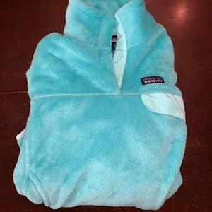 Blue Patagonia Retool Quarter Zip (Button Up)